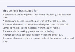 MYSTICAL Spirit Guide - Blade of Michael Angel - Out with Passive Aggressive People