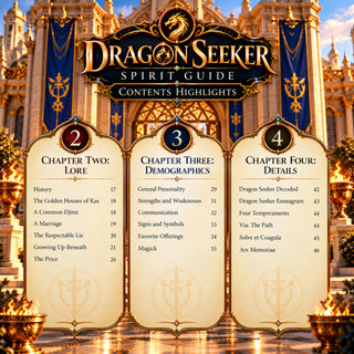 Dragon Seeker Spirit Guide Companion | Kas Gold Dragon