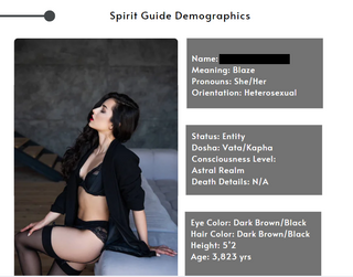 Sex Spirit Dark Banshee Blaze Demographics