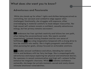 What Does She Want You to Know?