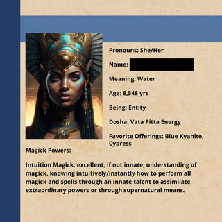 DJINN ENSIGN Spirit Guide - Ba of Neith Mage - Find Your Authentic Voice Guilt Free